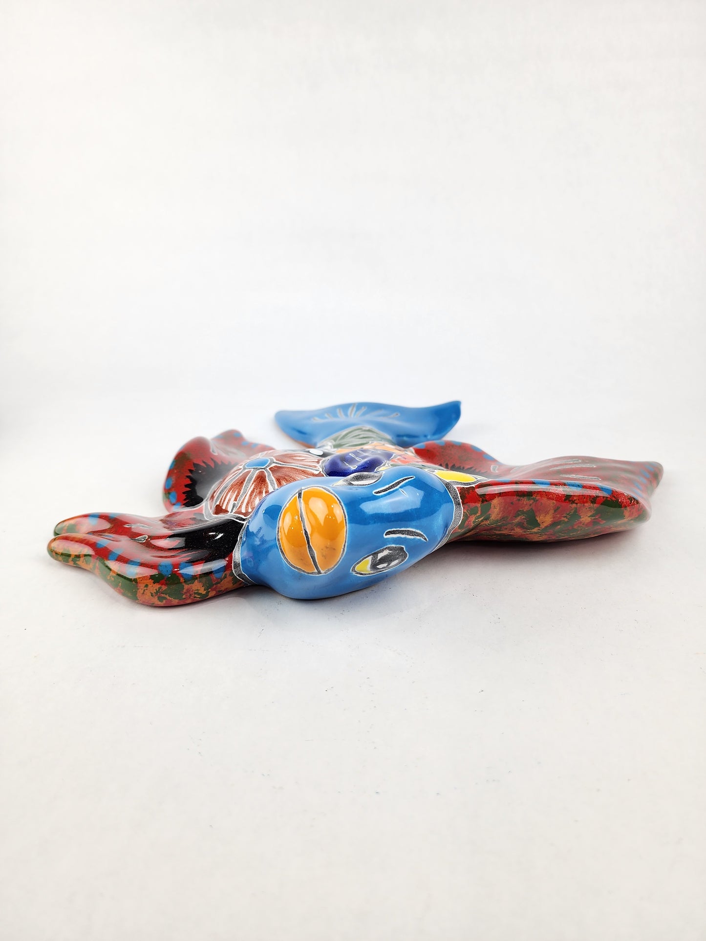 Hand-Painted Ceramic Fish – Unique Coastal Wall Decor