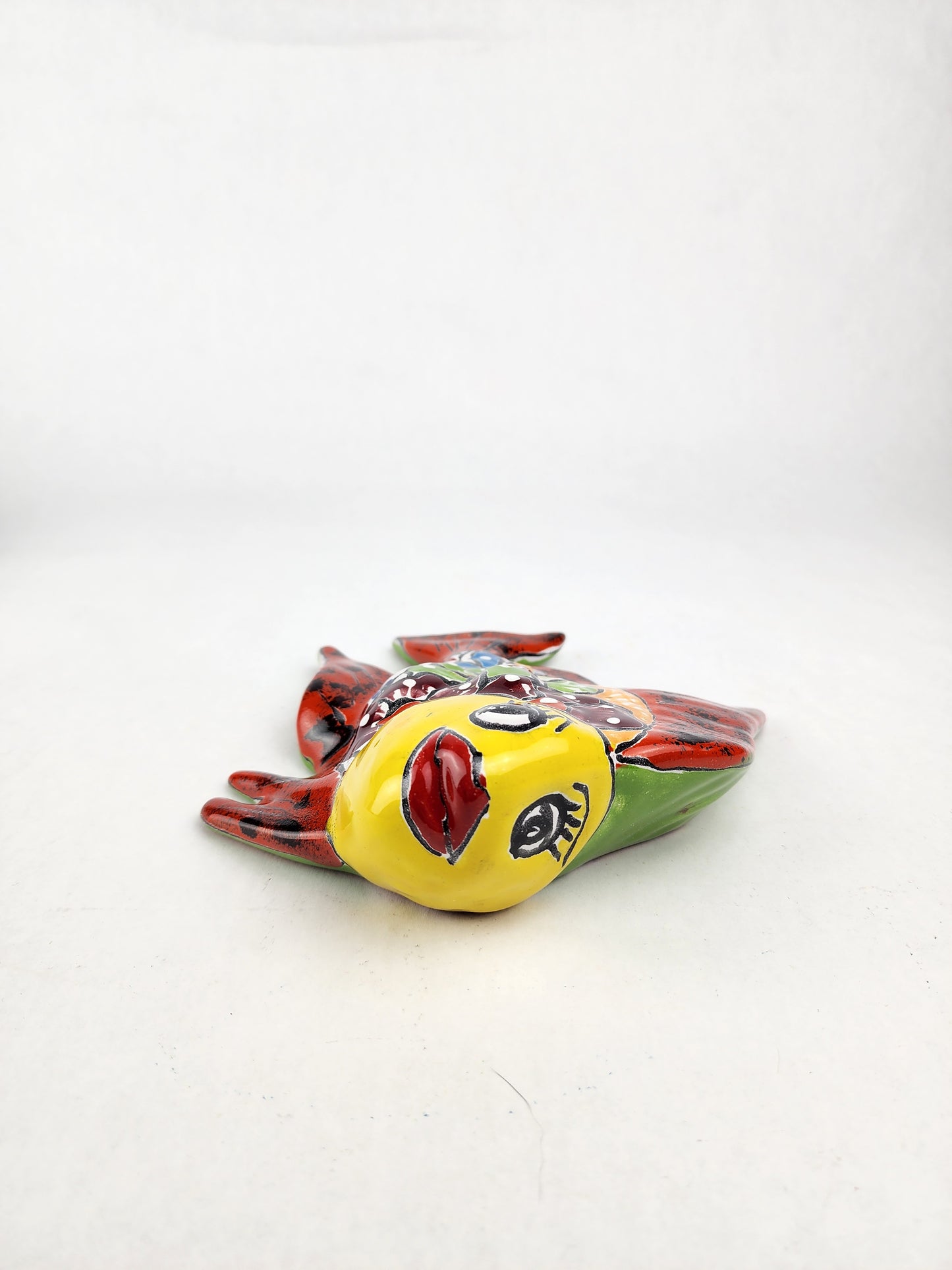 Hand-Painted Fish Wall Decor – Mexican Artisan Folk Art