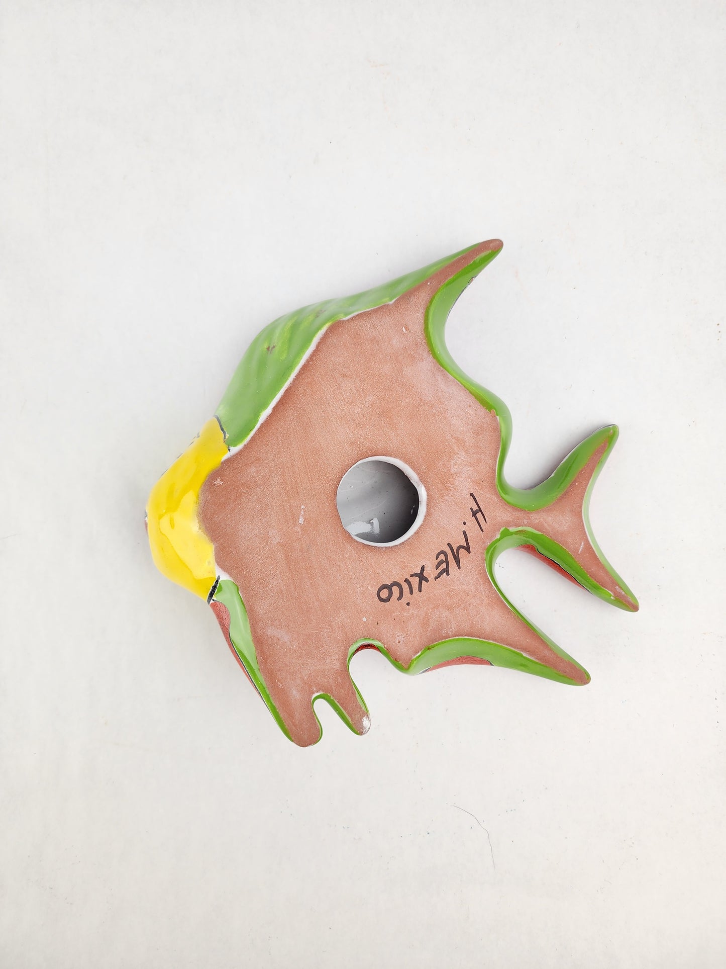 Hand-Painted Fish Wall Decor – Mexican Artisan Folk Art