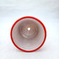 Small Talavera Ceramic Planter – Red Rim with Colorful Hand-Painted Pattern