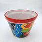 Red-Rim Talavera Planter – Colorful Hand-Painted Ceramic Pot