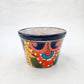 Small Talavera Flower Pot – Mexican Folk Art Planter