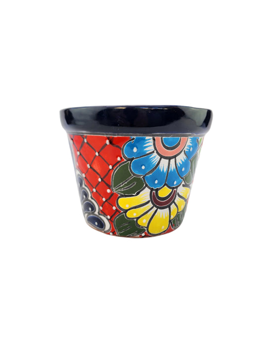 Colorful Talavera Planter - Casa Villa Arte