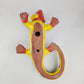 Boho Ceramic Iguana – Vibrant Decor with Mexican Folk Art Flair