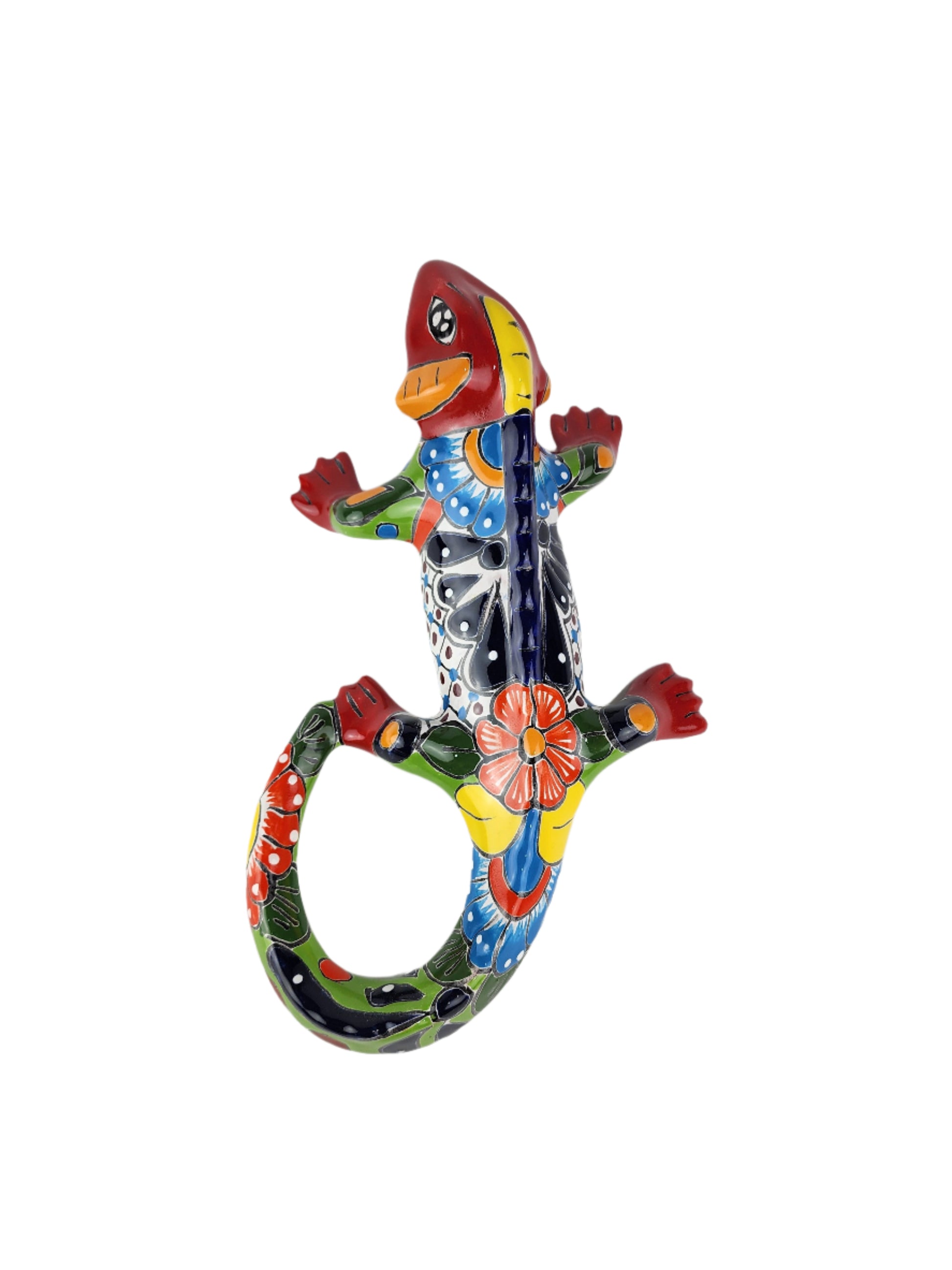 Whimsical Ceramic Iguana - Casa Villa Arte