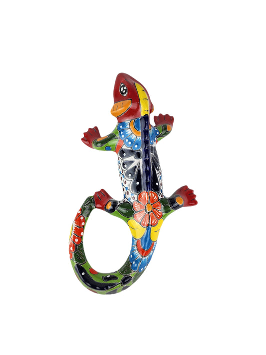 Whimsical Ceramic Iguana - Casa Villa Arte