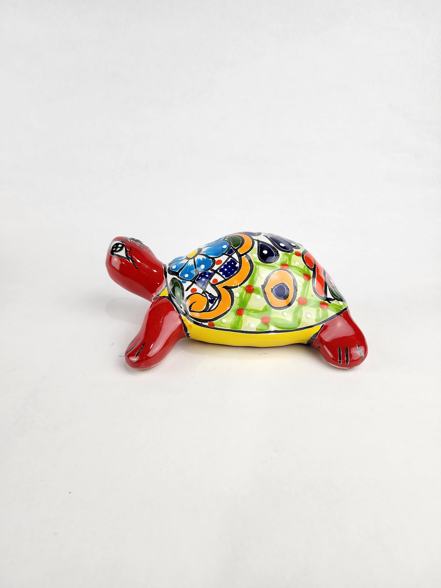 Talavera Turtle Pair — Garden Decor Set (2-Piece) | Handcrafted Mexican Ceramic Folk Art