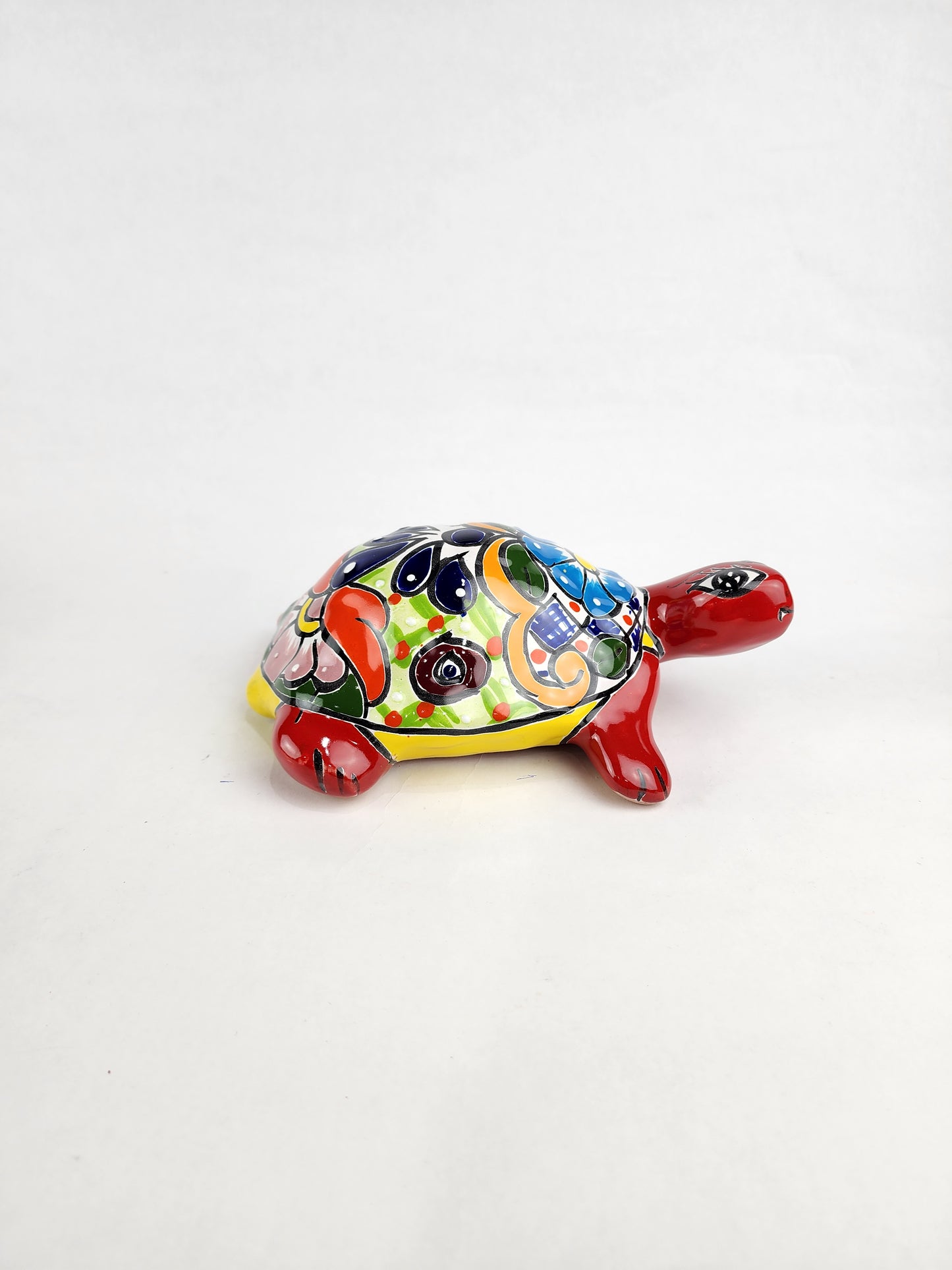 Talavera Turtle Pair — Garden Decor Set (2-Piece) | Handcrafted Mexican Ceramic Folk Art