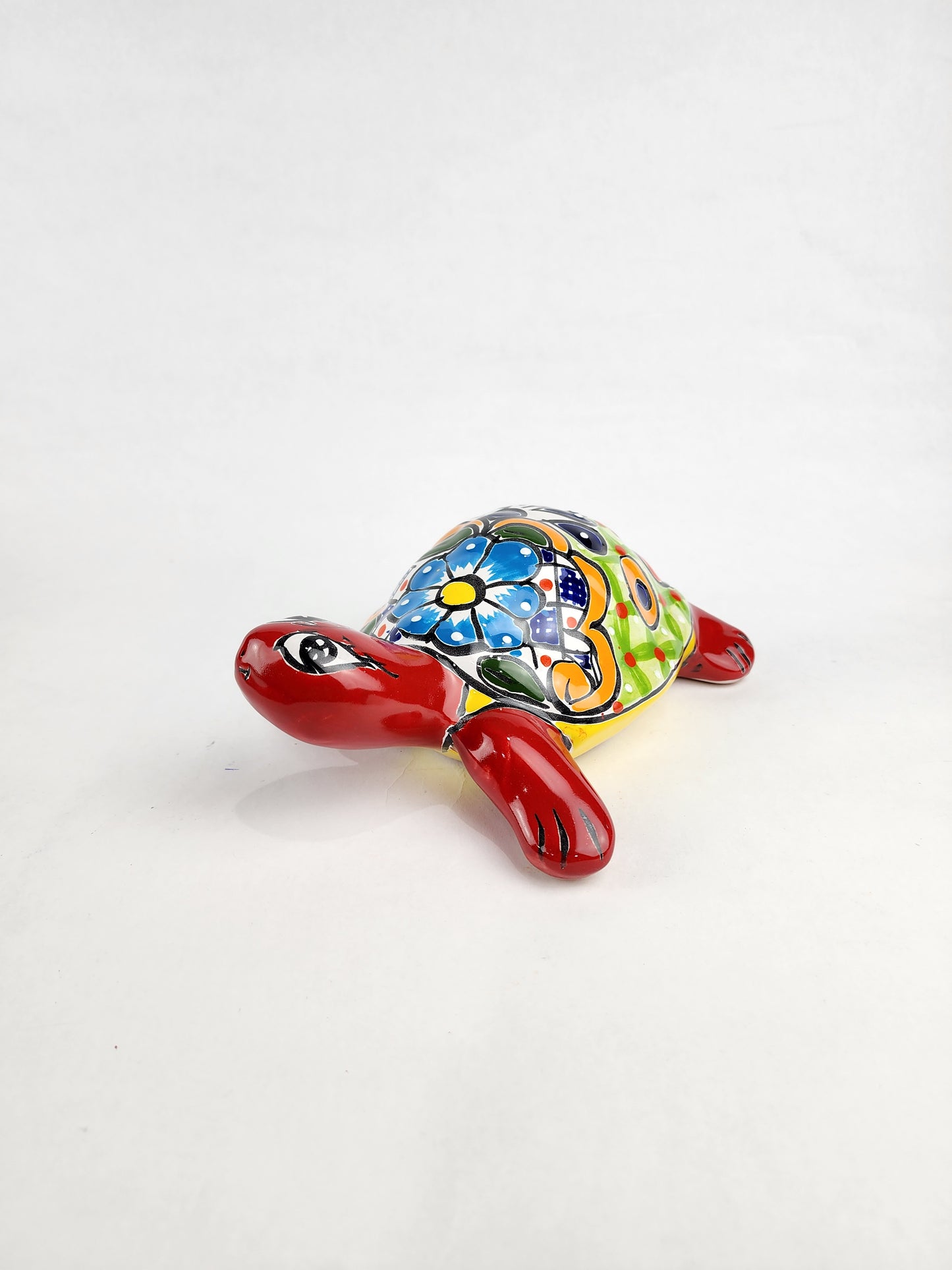 Talavera Turtle Pair — Garden Decor Set (2-Piece) | Handcrafted Mexican Ceramic Folk Art