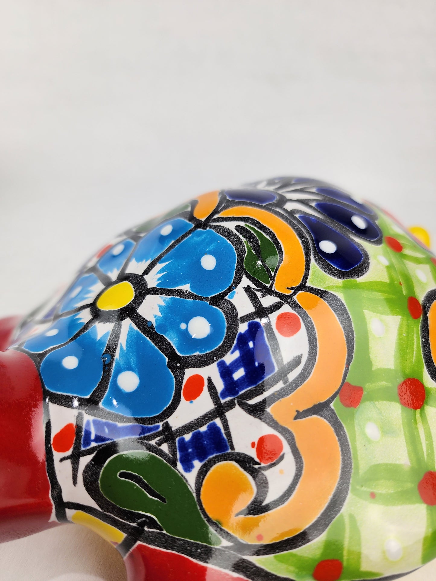 Earthy Talavera Turtle – Rustic Mexican Ceramic Decor