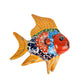 Decorative ceramic fish wall art on - Casa Villa Arte