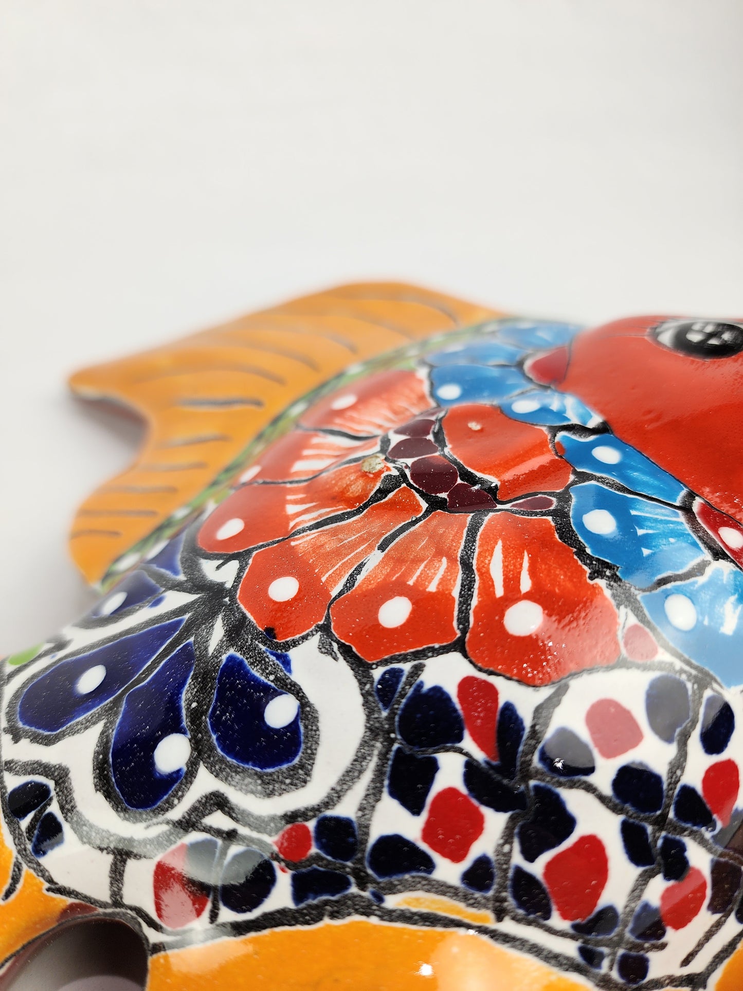 Creative Talavera Wall Fish – Mexican Ceramic Home Accent