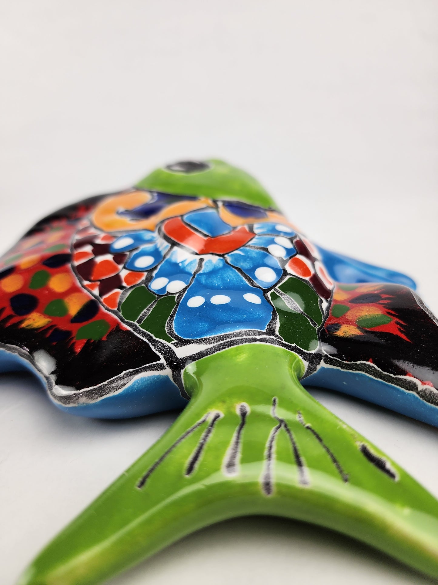 Colorful Talavera Fish – Handcrafted Mexican Wall Decor