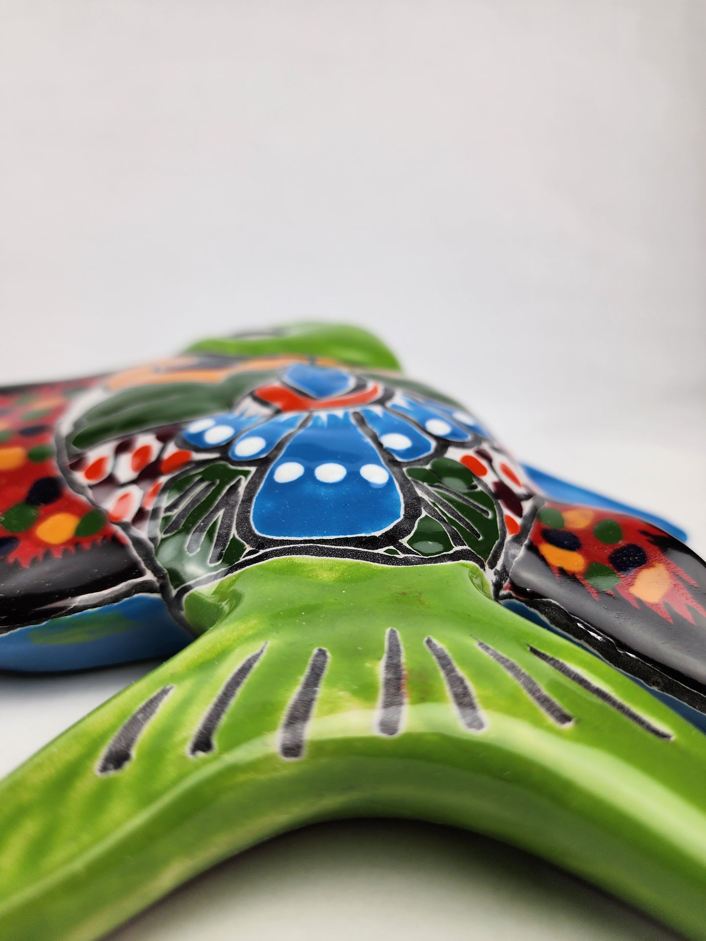 Whimsical Talavera Fish – One-of-a-Kind Ceramic Folk Art