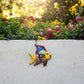 Colorful fish-shaped decorative item