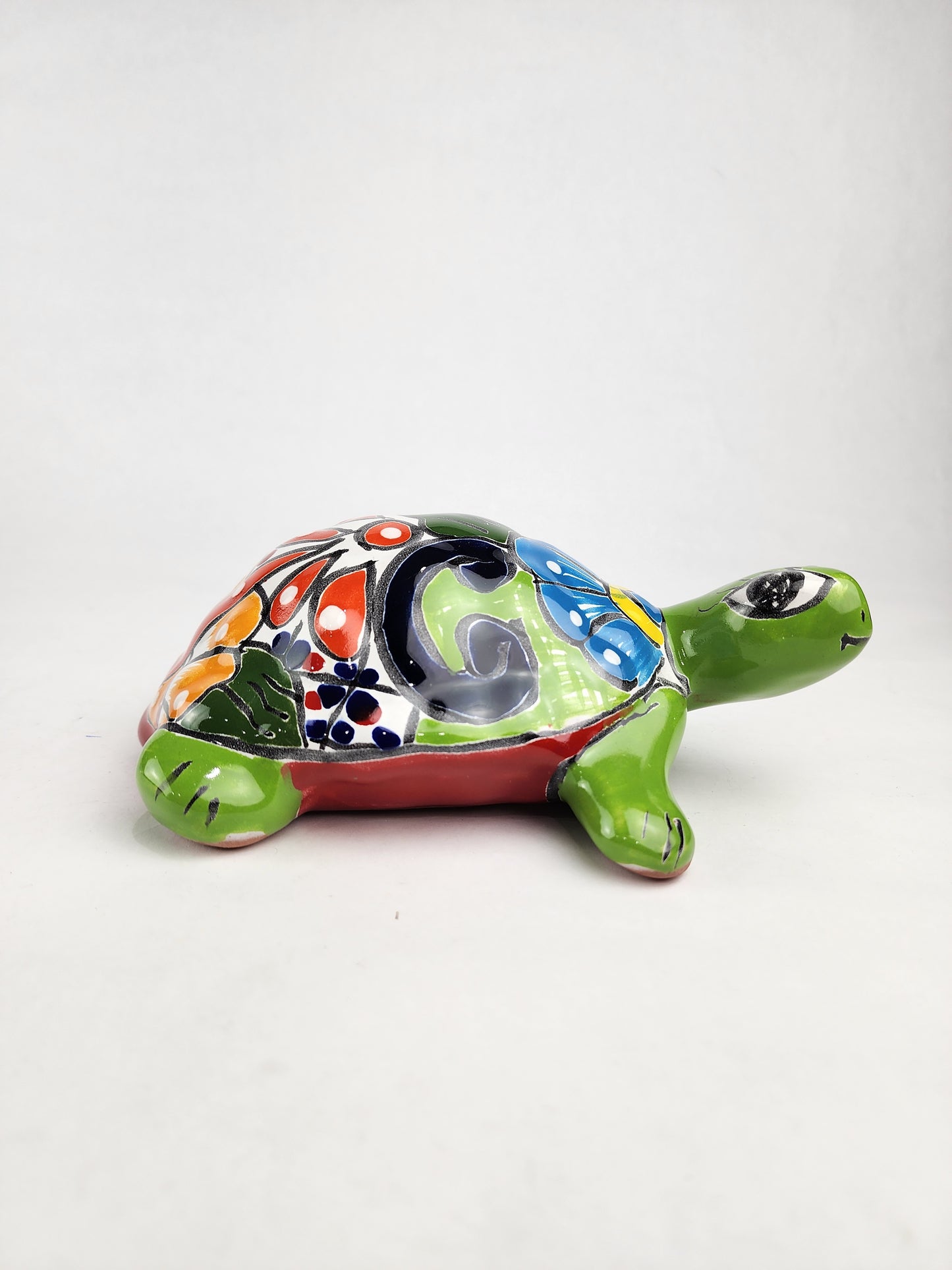 Talavera Turtle Pair — Garden Decor Set (2-Piece) | Handcrafted Mexican Ceramic Folk Art