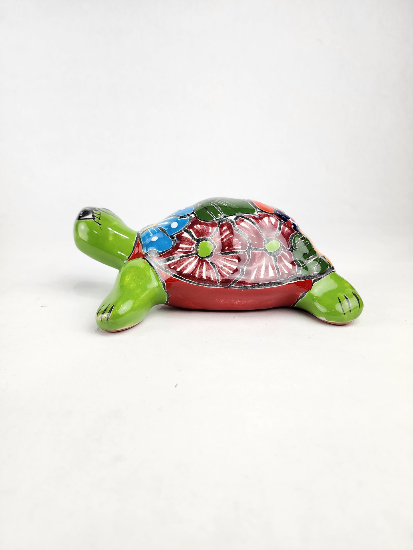 Talavera Turtle Pair — Garden Decor Set (2-Piece) | Handcrafted Mexican Ceramic Folk Art