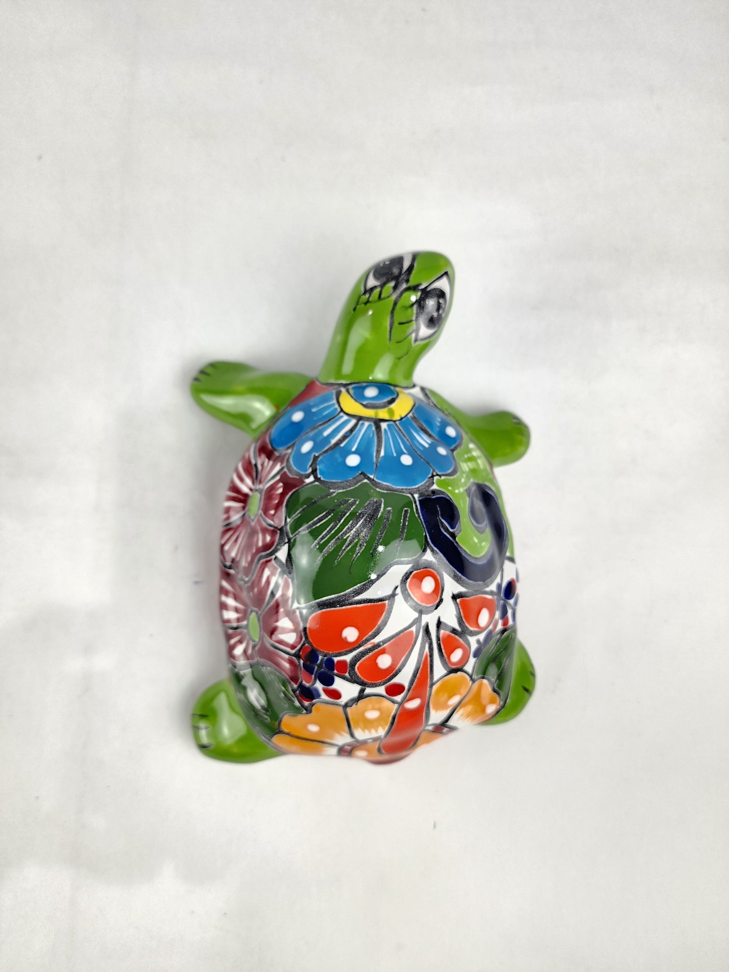 Talavera Turtle Pair — Garden Decor Set (2-Piece) | Handcrafted Mexican Ceramic Folk Art