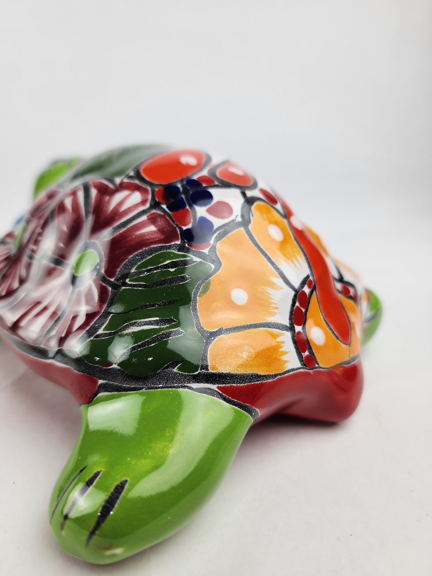 Talavera Turtle Pair — Garden Decor Set (2-Piece) | Handcrafted Mexican Ceramic Folk Art