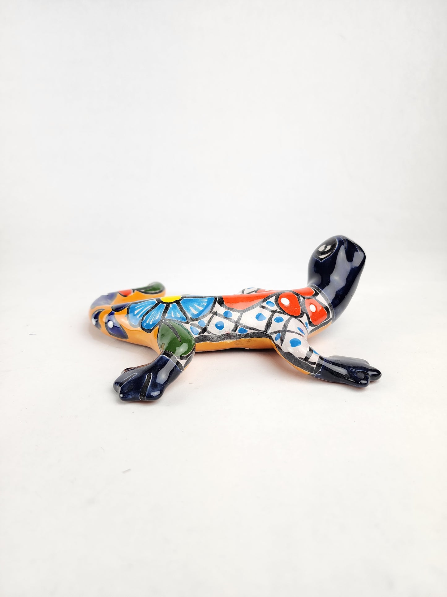 Patio Decor Pair — Frog & Gecko | Handcrafted Mexican Folk Art