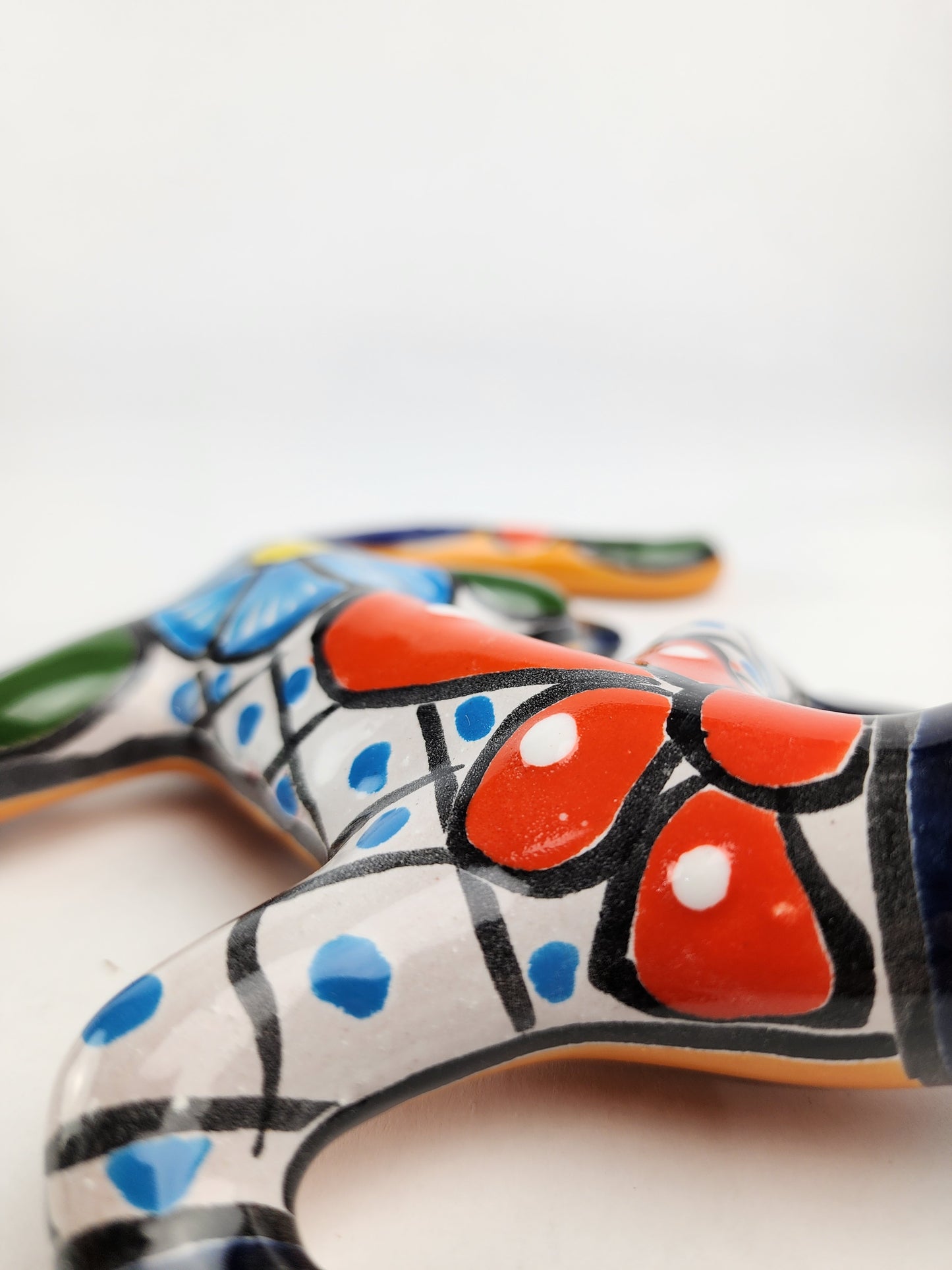 Patio Decor Pair — Frog & Gecko | Handcrafted Mexican Folk Art