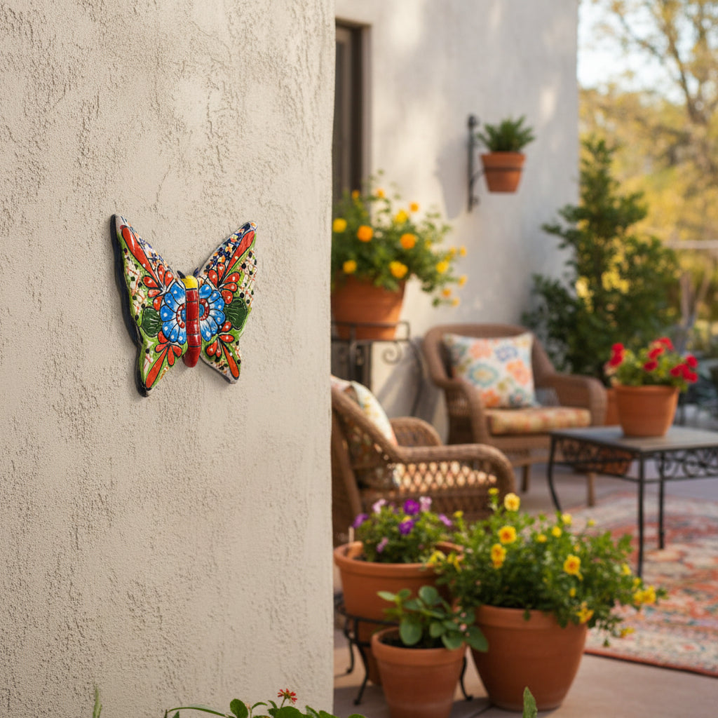 Ceramic talavera butterfly