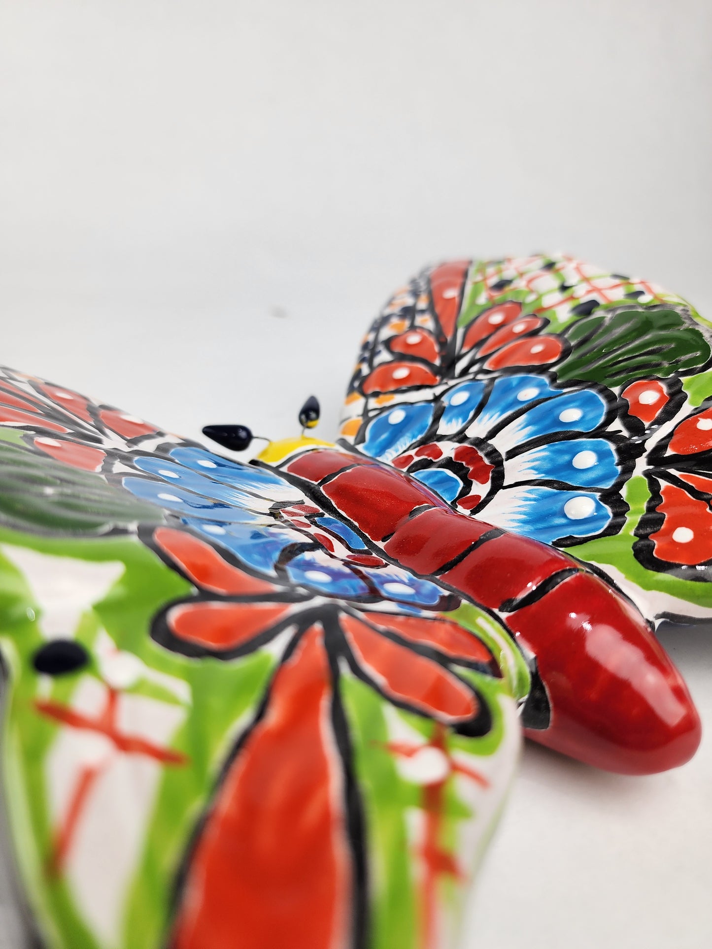 Talavera Butterfly Wall Decor – Handmade Mexican Folk Art