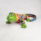 Handmade Talavera Iguana – Unique Wall Lizard Folk Art