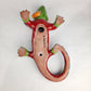 Handmade Talavera Iguana – Unique Wall Lizard Folk Art