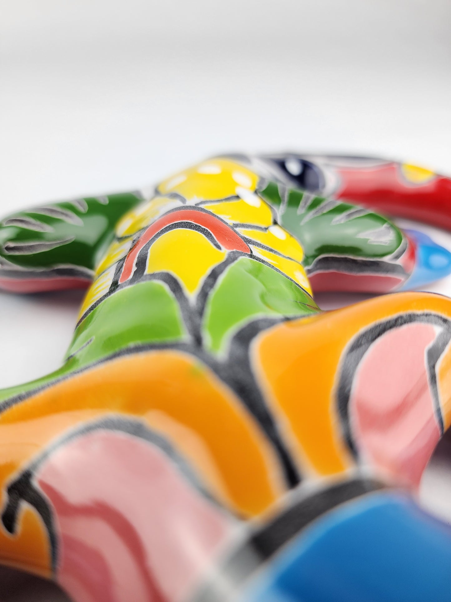 Handcrafted Talavera Gecko Lizard – One-of-a-Kind Home Decor