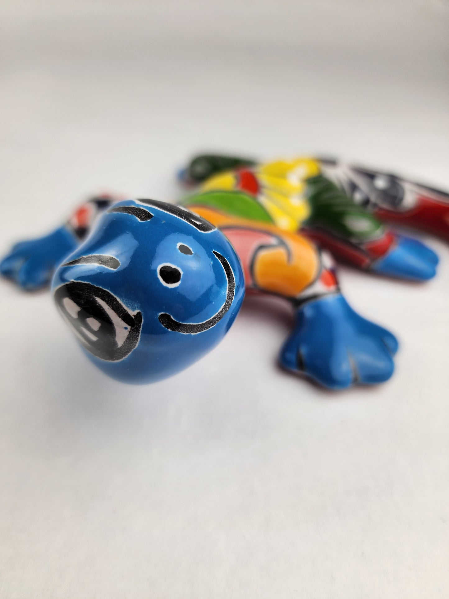 Handcrafted Talavera Gecko Lizard – One-of-a-Kind Home Decor