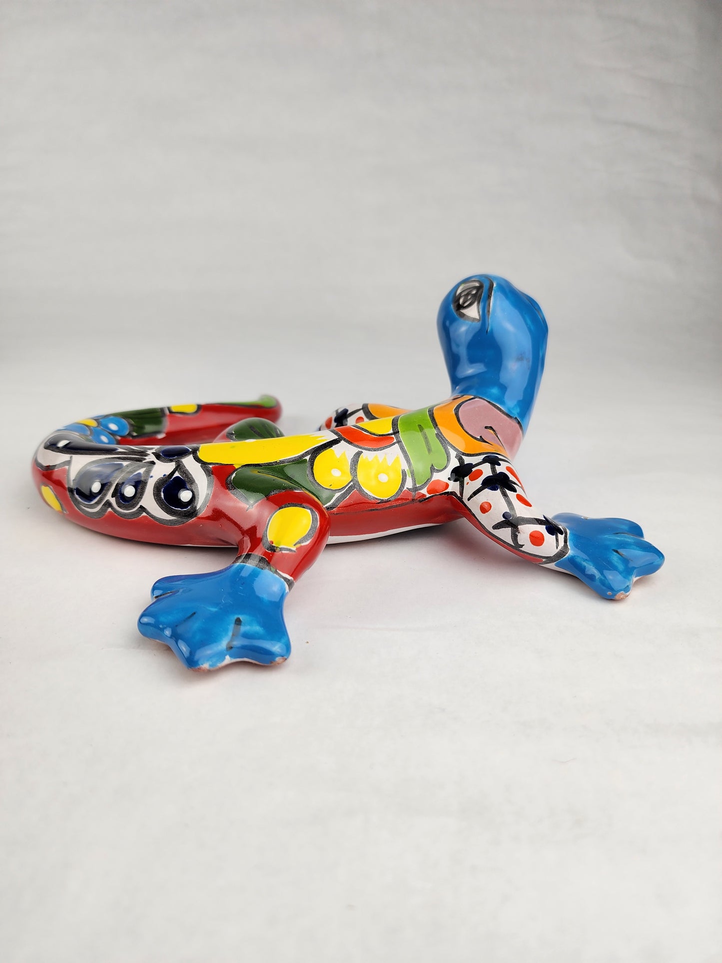 Artistic Talavera Lizard – Handmade Mexican Ceramic Gecko