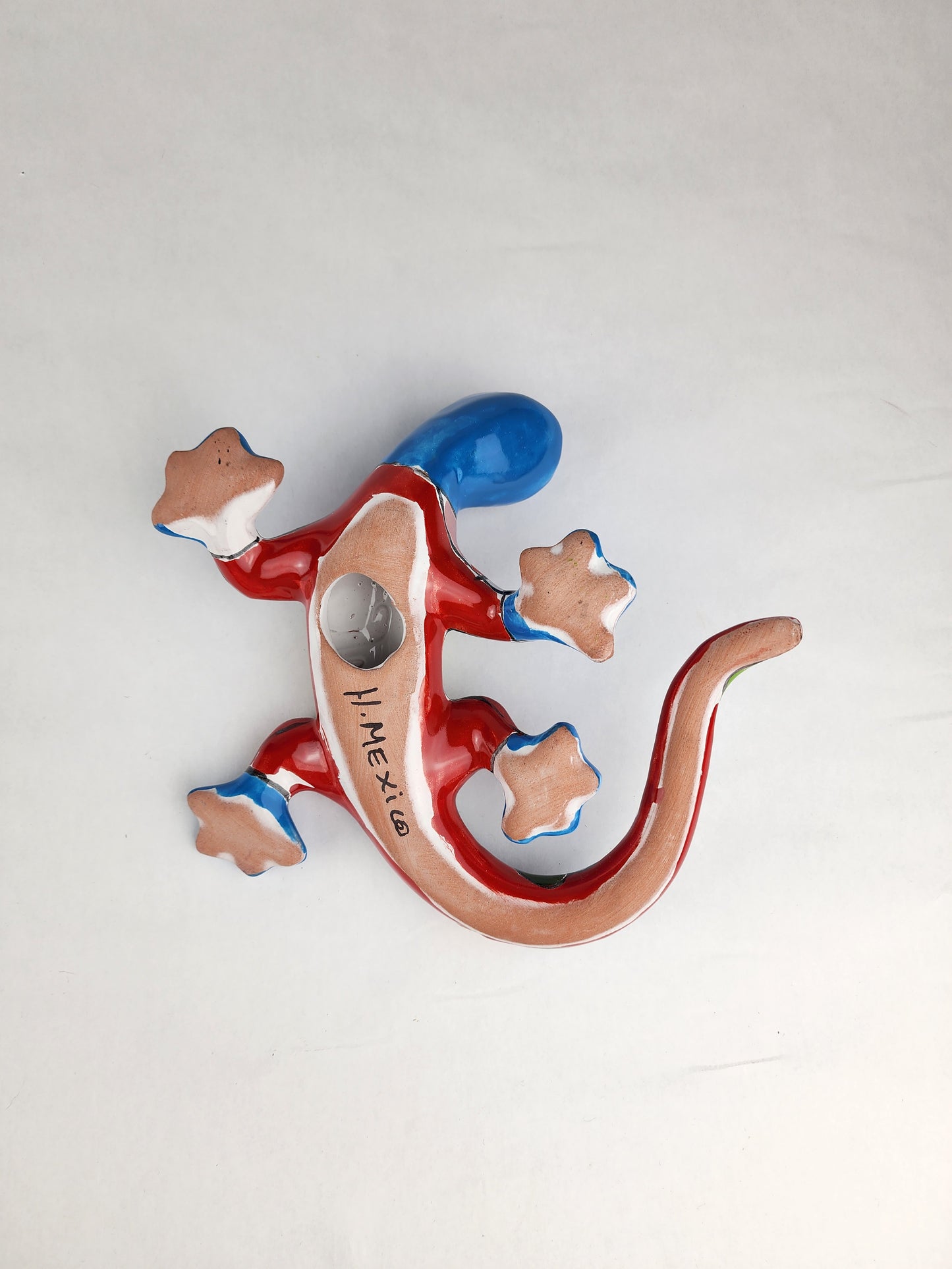 Artistic Talavera Lizard – Handmade Mexican Ceramic Gecko