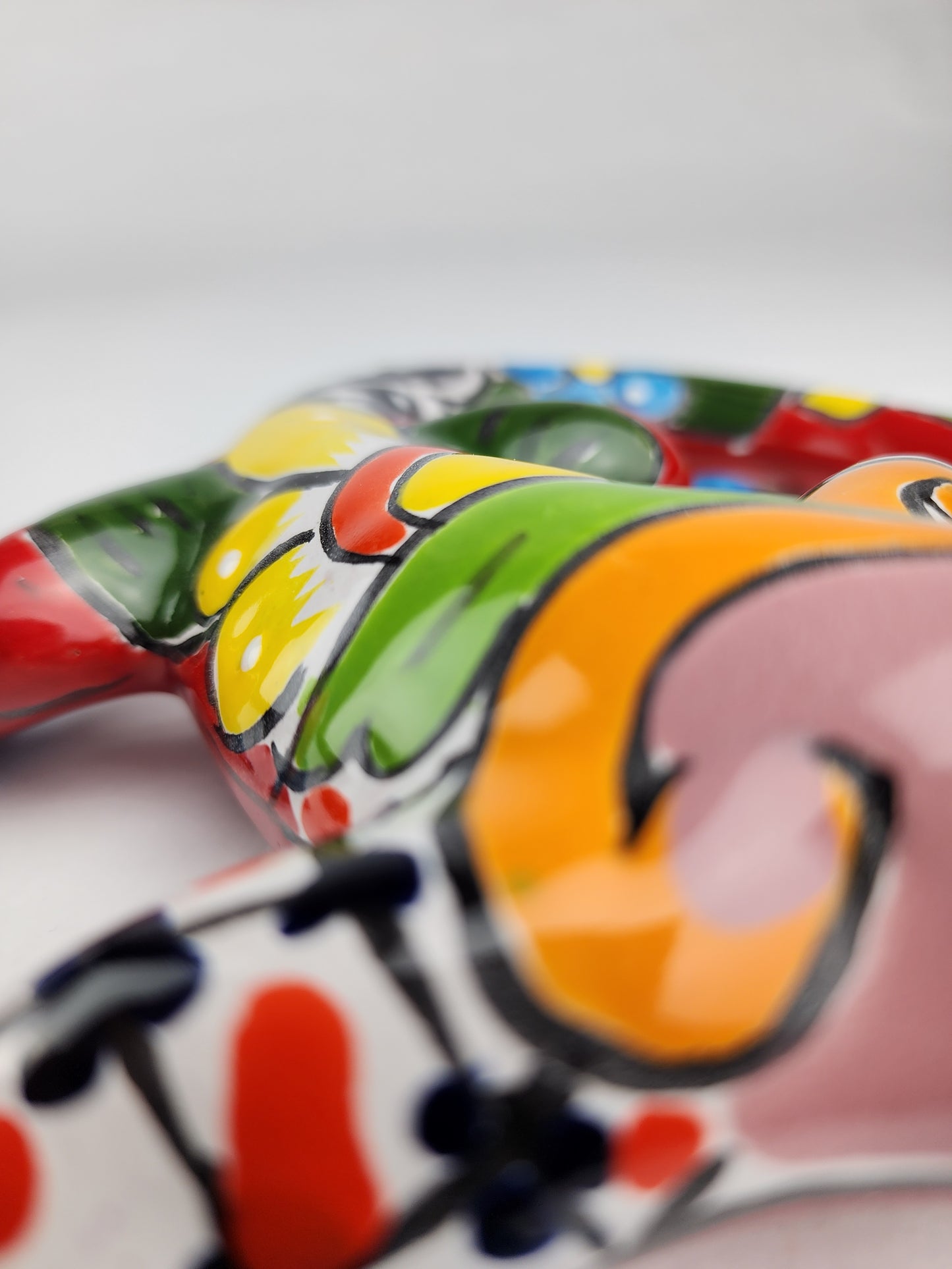 Artistic Talavera Lizard – Handmade Mexican Ceramic Gecko