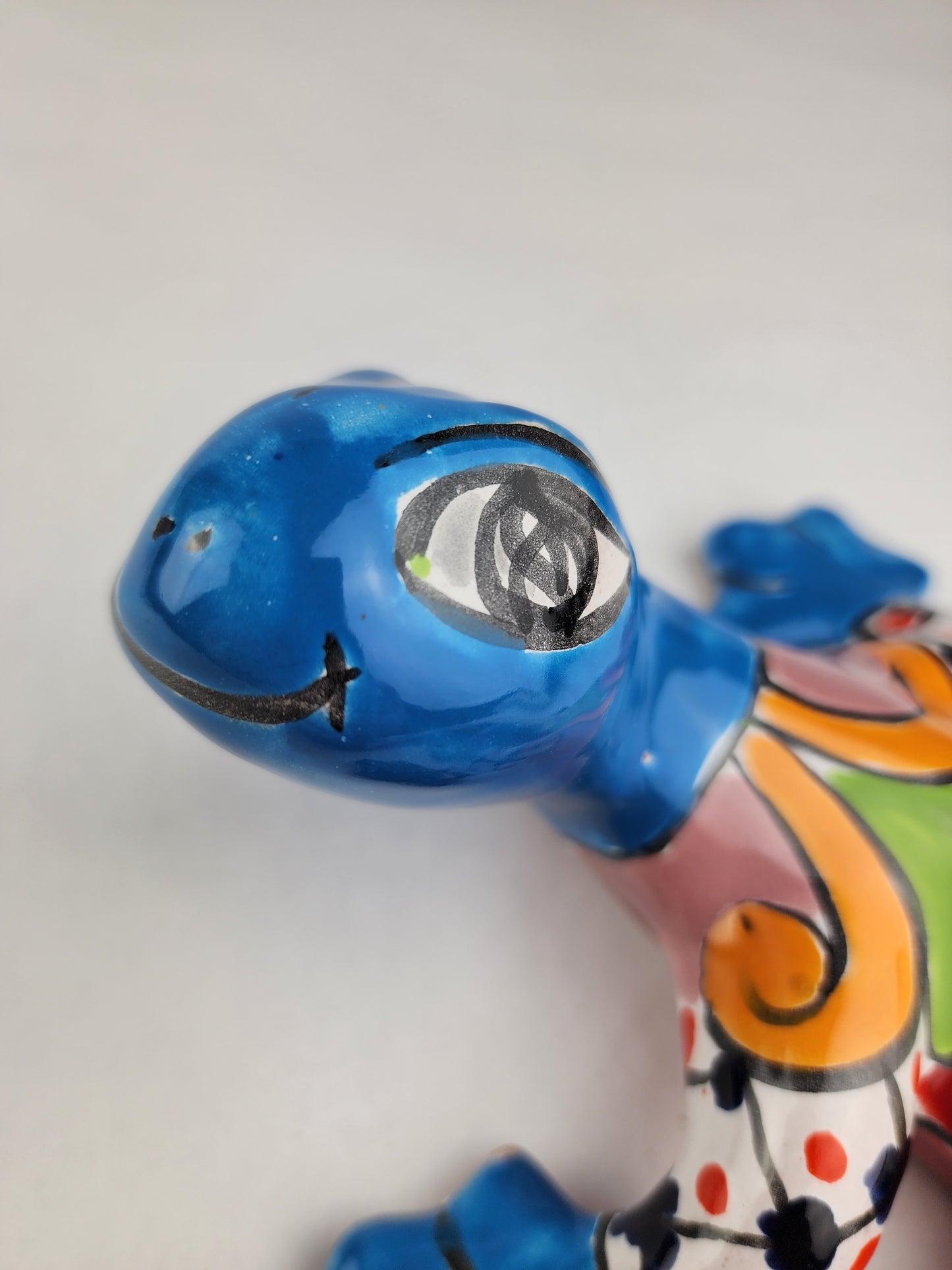 Artistic Talavera Lizard – Handmade Mexican Ceramic Gecko