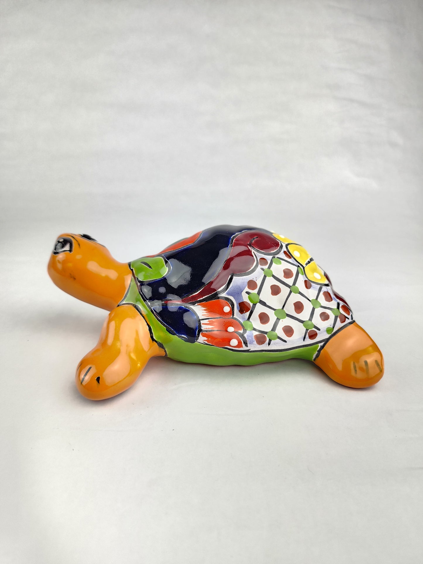 Talavera Turtle – Handcrafted Mexican Ceramic Folk Art