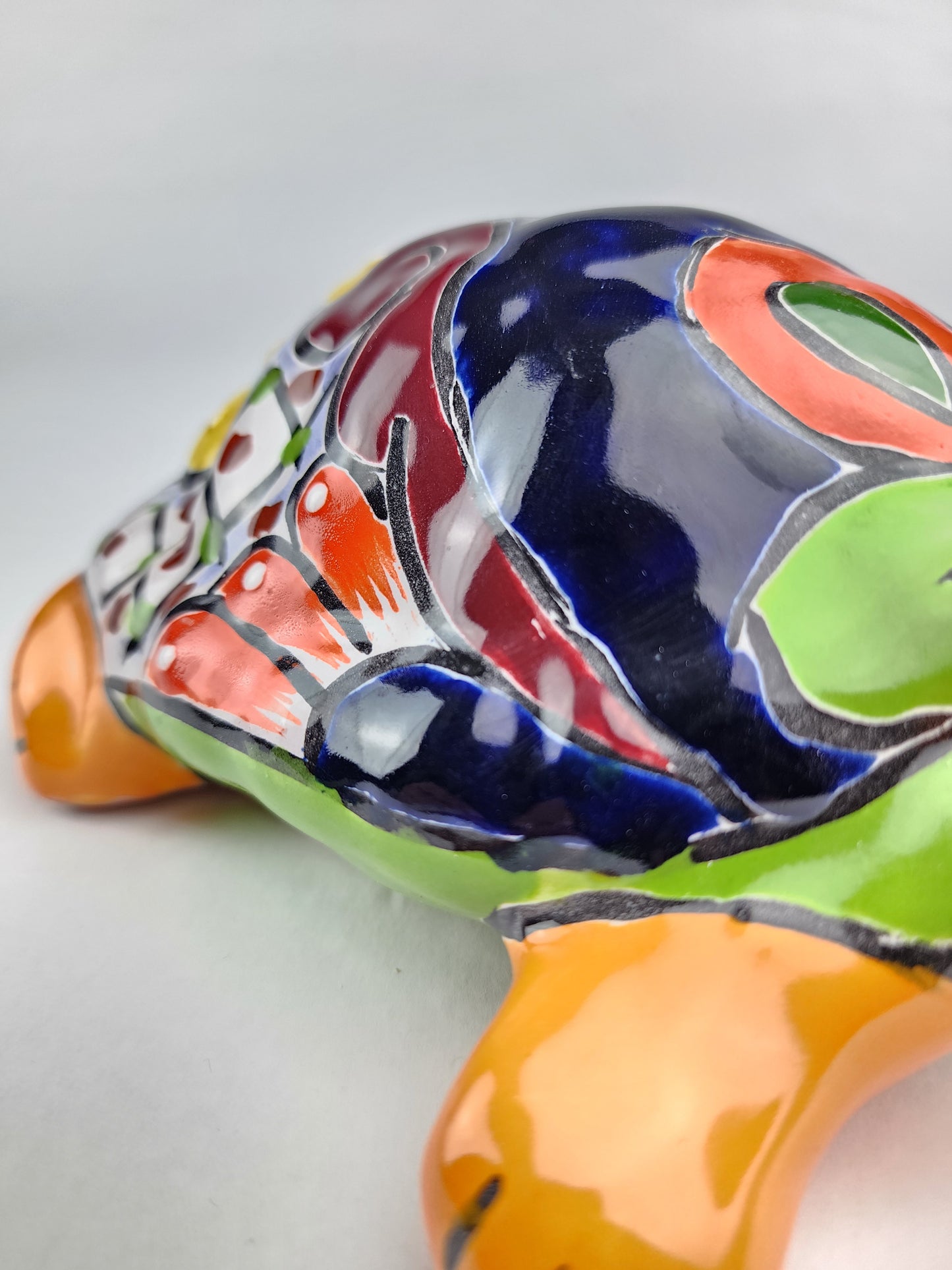 Talavera Turtle – Handcrafted Mexican Ceramic Folk Art