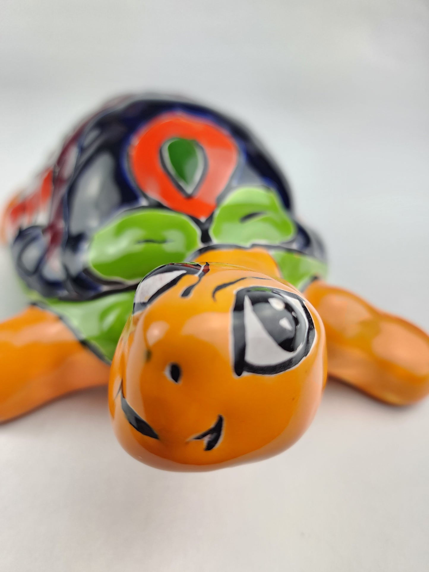 Talavera Turtle – Handcrafted Mexican Ceramic Folk Art
