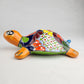 Handcrafted Talavera Turtle – Colorful Mexican Ceramic Accent