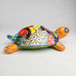 Handcrafted Talavera Turtle – Colorful Mexican Ceramic Accent