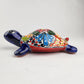 Blue Multicolor Talavera Turtle – Handmade Ceramic Figurine