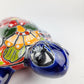 Blue Multicolor Talavera Turtle – Handmade Ceramic Figurine