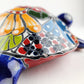 Blue Multicolor Talavera Turtle – Handmade Ceramic Figurine
