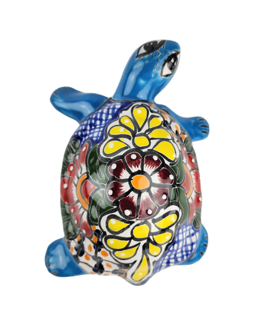 Colorful turtle on a white background