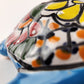 Aqua Blue Talavera Turtle – Hand-Painted Ceramic Garden Decor