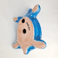 Talavera Turtle in Aqua – Handcrafted Ceramic Coastal Decor