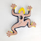 Yellow Talavera Frog – Hand-Painted Mexican Ceramic Art