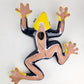 Large Yellow Talavera Frog – Mexican Folk Art Accent