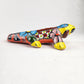3-Piece Mexican Folk Art Decor Set – Iguana, Gecko & La Rosa Tile