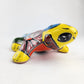 Yellow Talavera Ceramic Iguana – Multicolor Wall Art from Mexico